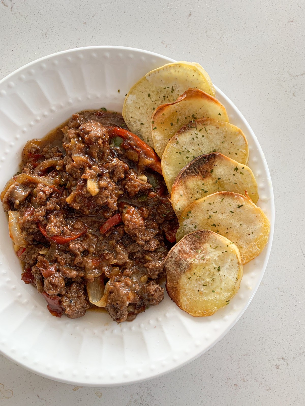 Recipe: Steak + Cheese Style Sloppy Joe Bowls