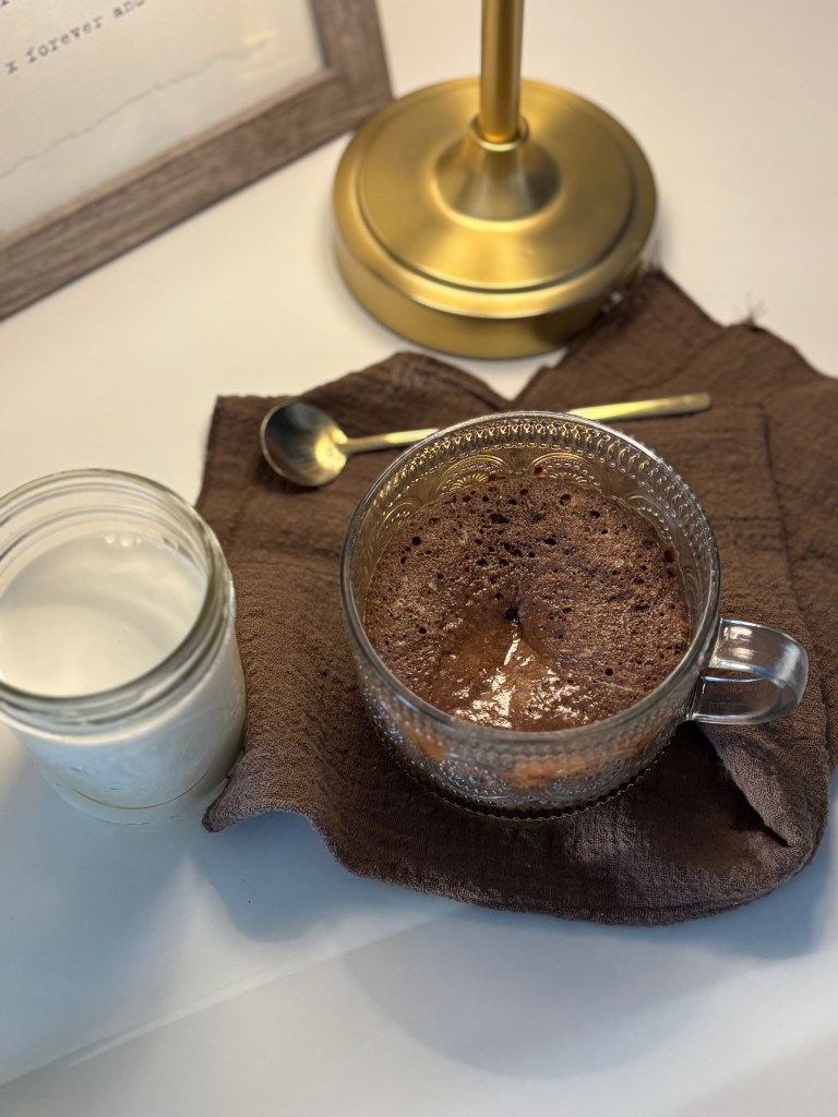 Gluten-Free Molten Lava Protein Cake (For One!)